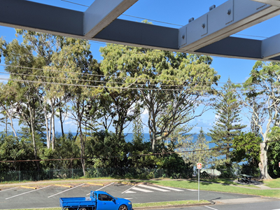 View of Moreton Bay from the balcony